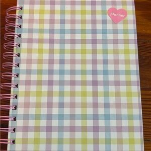 Stoney Clover Lane x Target Pastel Plaid Spiral-Bound Planner